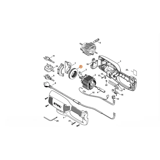 STIHL  Wirnik wentylatora 6440 607 3005